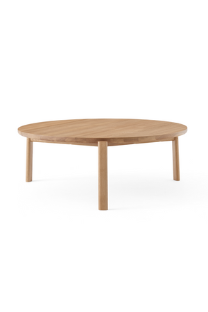   Round Wooden Lounge Table | Oroa.com