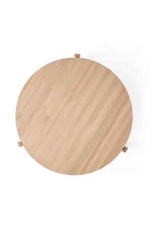   Round Wooden Lounge Table | Oroa.com