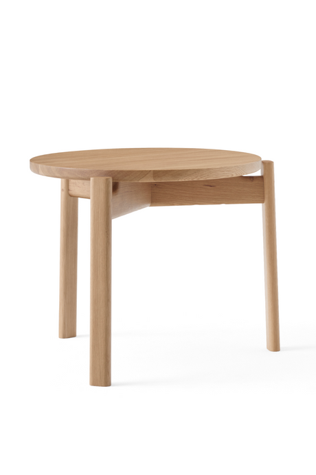   Round Wooden Lounge Table | Oroa.com