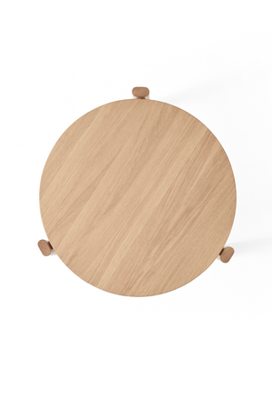   Round Wooden Lounge Table | Oroa.com