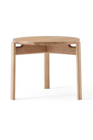   Round Wooden Lounge Table | Oroa.com