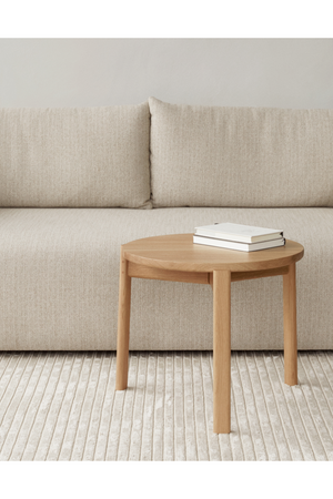   Round Wooden Lounge Table | Oroa.com