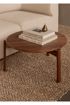   Round Wooden Lounge Table | Oroa.com