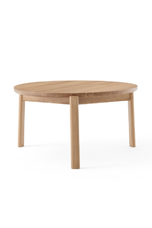   Round Wooden Lounge Table | Oroa.com
