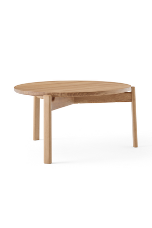   Round Wooden Lounge Table | Oroa.com