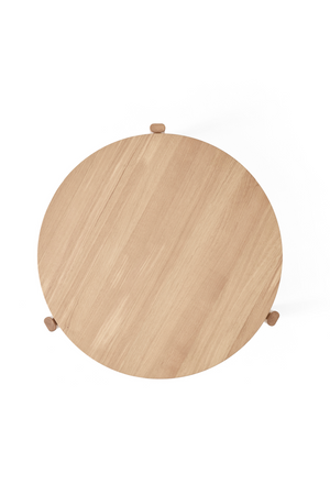   Round Wooden Lounge Table | Oroa.com