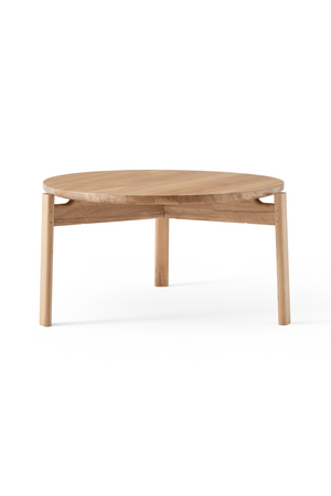   Round Wooden Lounge Table | Oroa.com