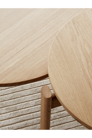   Round Wooden Lounge Table | Oroa.com