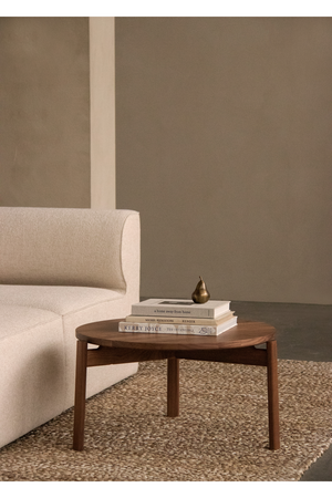   Round Wooden Lounge Table | Oroa.com