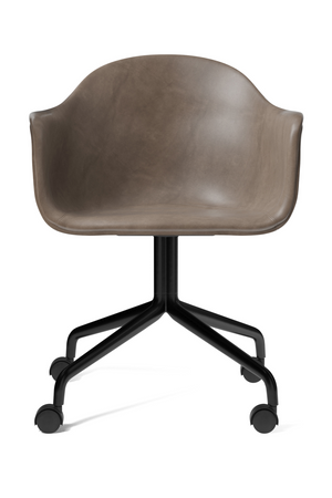   Black Swivel Casters Dining Chair | Oroa.com