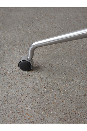   Chrome Casters Dining Chair | Oroa.com