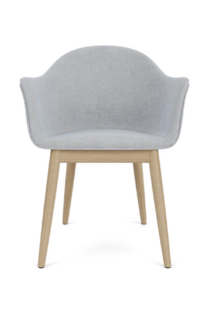   Wooden Base Upholstered Dining Chair | Oroa.com