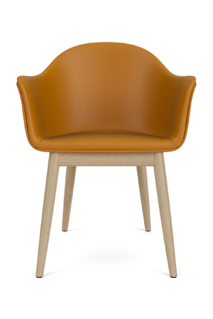   Wooden Base Upholstered Dining Chair | Oroa.com