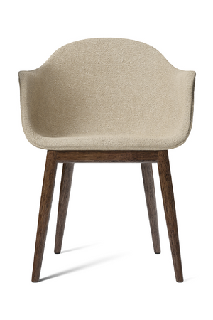   Wooden Base Upholstered Dining Chair | Oroa.com