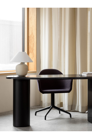   Black Swivel Dining Chair | Oroa.com