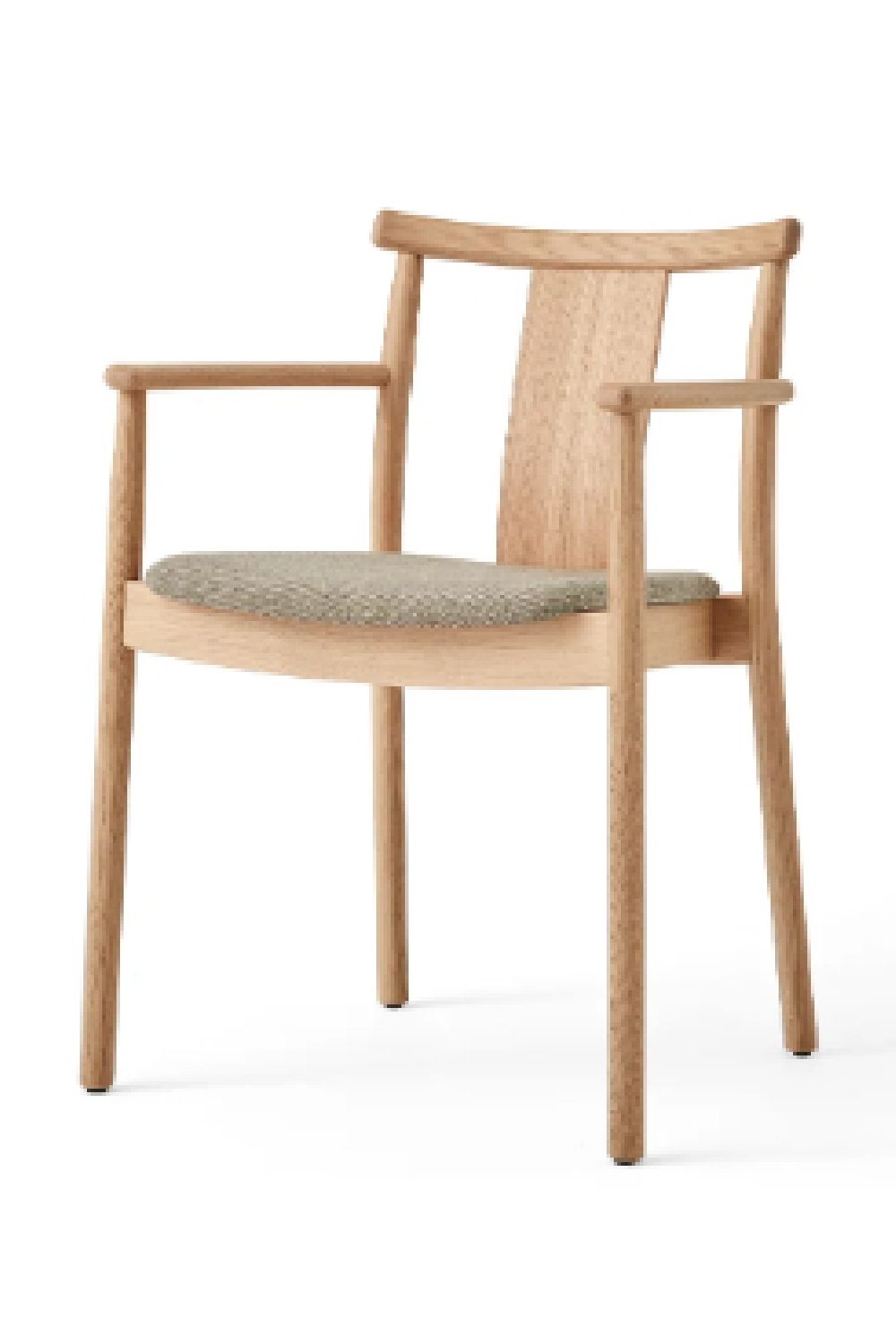   Upholstered Seat Oak Dining Armchair | Oroa.com