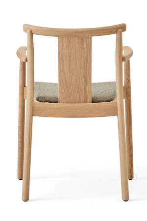   Upholstered Seat Oak Dining Armchair | Oroa.com