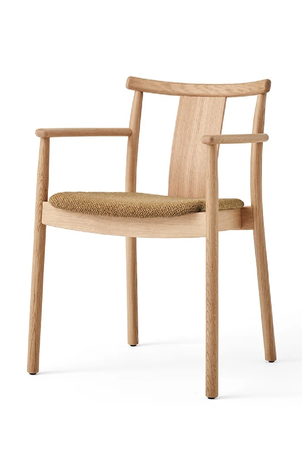   Upholstered Seat Oak Dining Armchair | Oroa.com