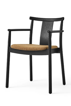   Upholstered Seat Oak Dining Armchair | Oroa.com