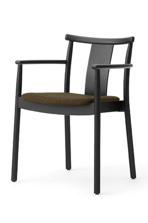   Upholstered Seat Oak Dining Armchair | Oroa.com
