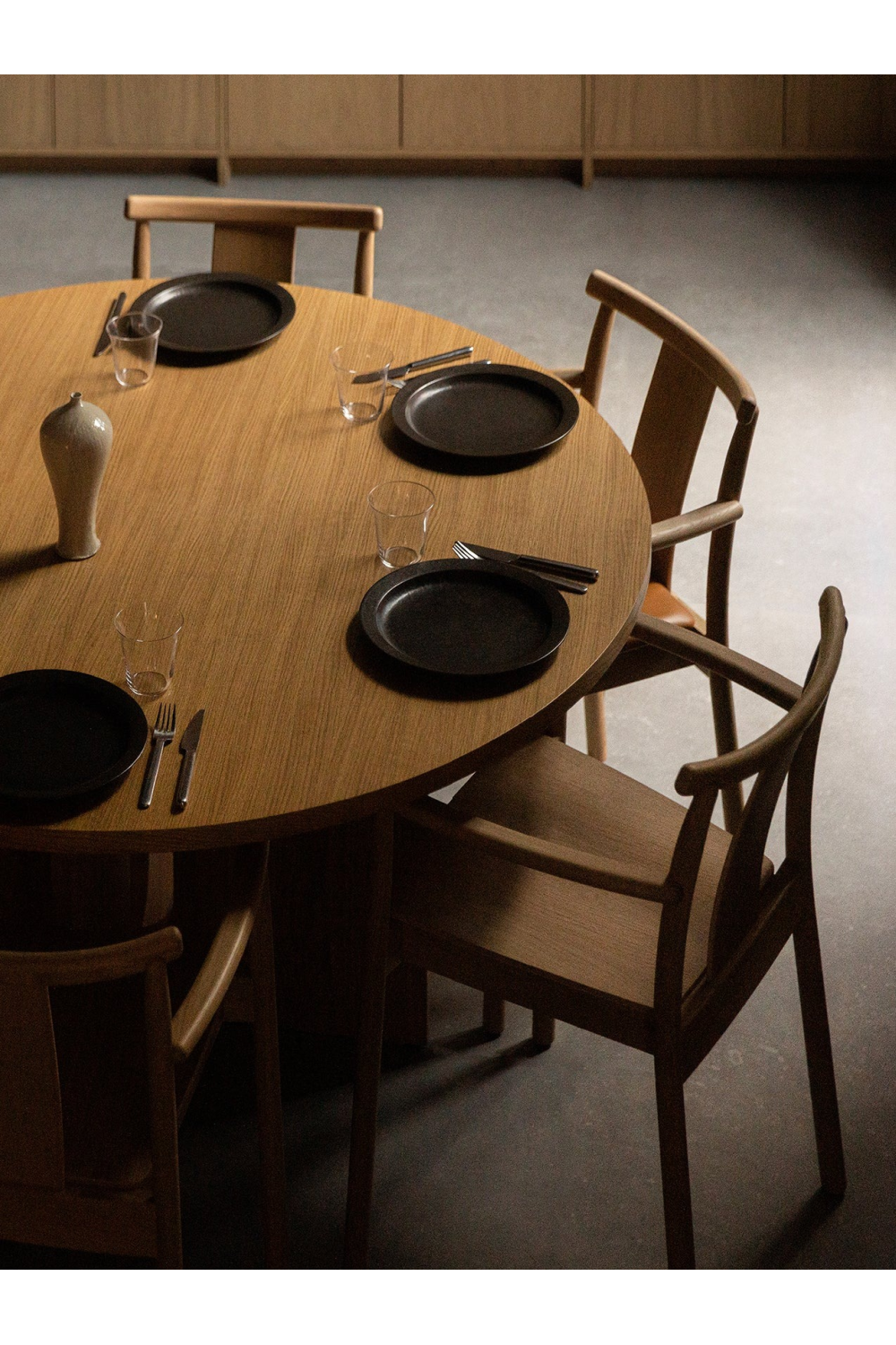   Upholstered Seat Oak Dining Armchair | Oroa.com