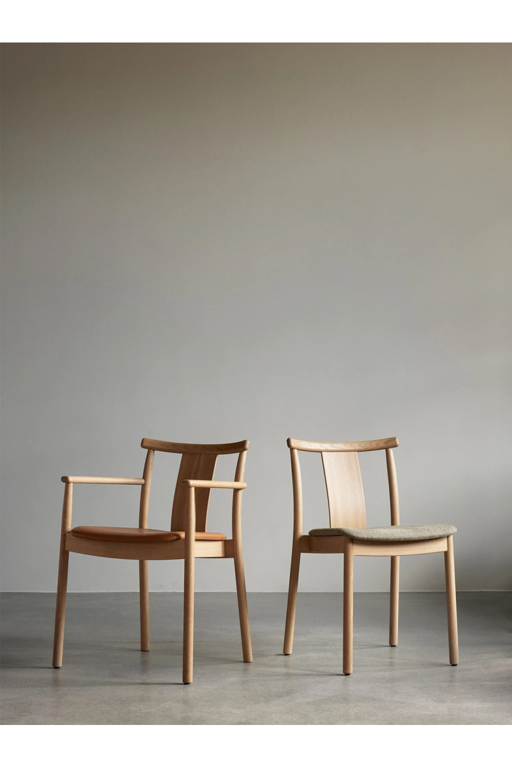   Upholstered Seat Oak Dining Armchair | Oroa.com