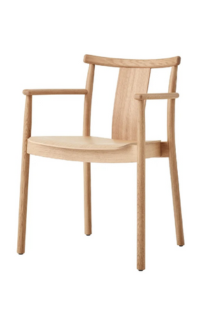   Solid Oak Dining Armchair | Oroa.com