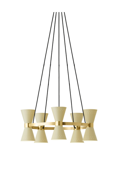   Cream Multi-Light Chandelier | Oroa.com
