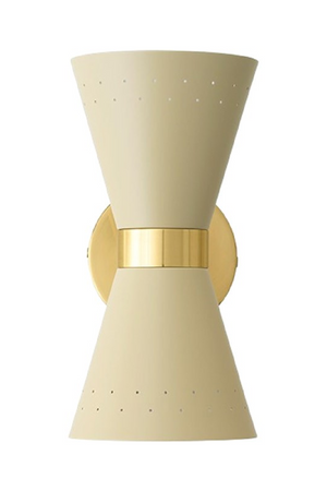   Cream Cinched Wall Lamp | Oroa.com