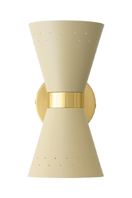   Cream Cinched Wall Lamp | Oroa.com