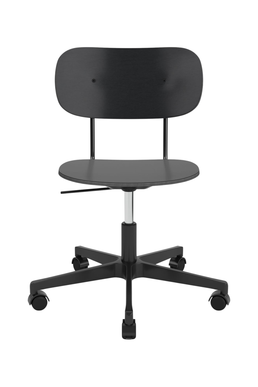   Aluminum Base Oak Swivel Chair | Oroa.com