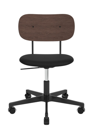   Wooden-Back Swivel Office Chair | Oroa.com