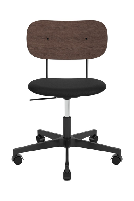   Wooden-Back Swivel Office Chair | Oroa.com