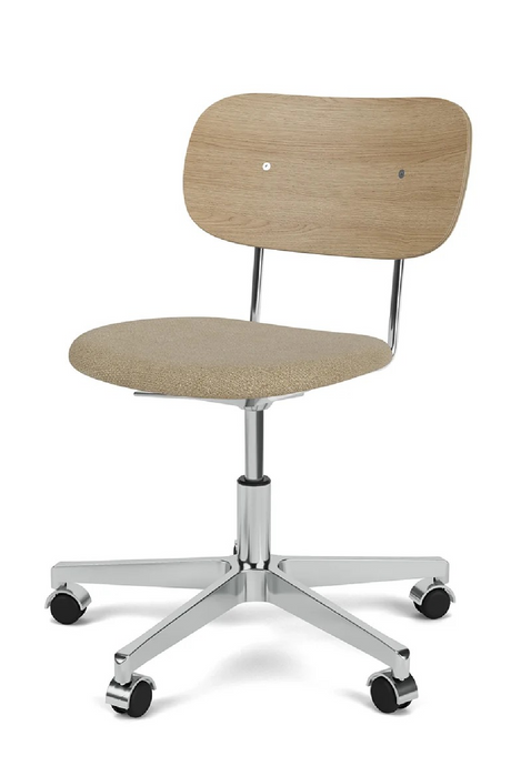   Oak-Back Swivel Office Chair | Oroa.com