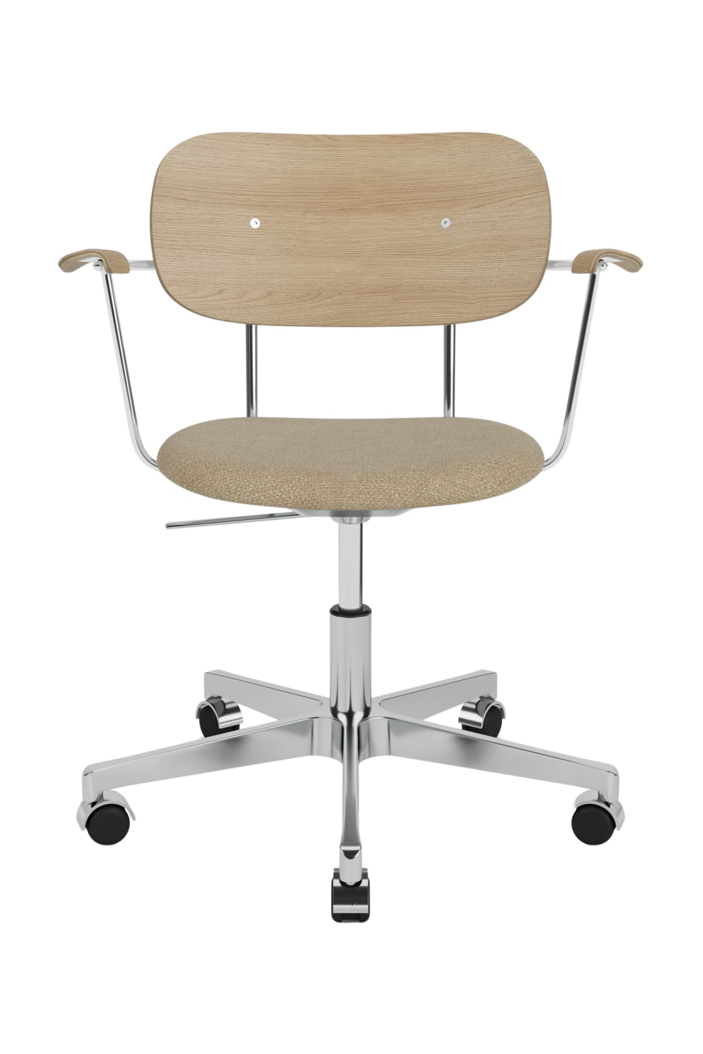   Padded Seat Aluminum Swivel Armchair | Oroa.com