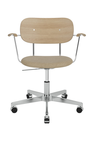   Padded Seat Aluminum Swivel Armchair | Oroa.com