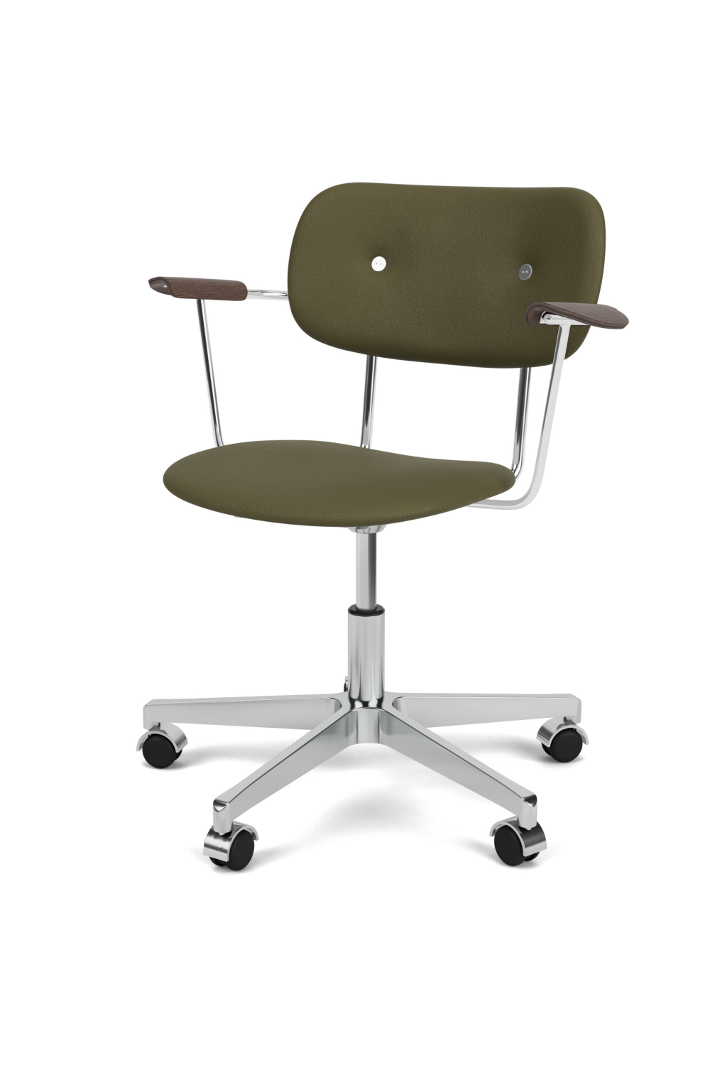   Aluminum Swivel Office Armchair | Oroa.com