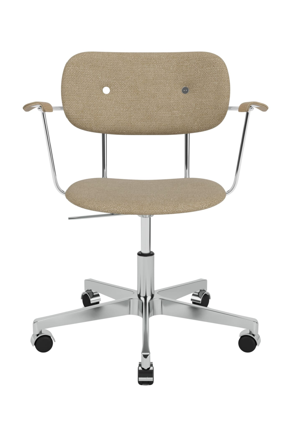   Aluminum Swivel Office Armchair | Oroa.com