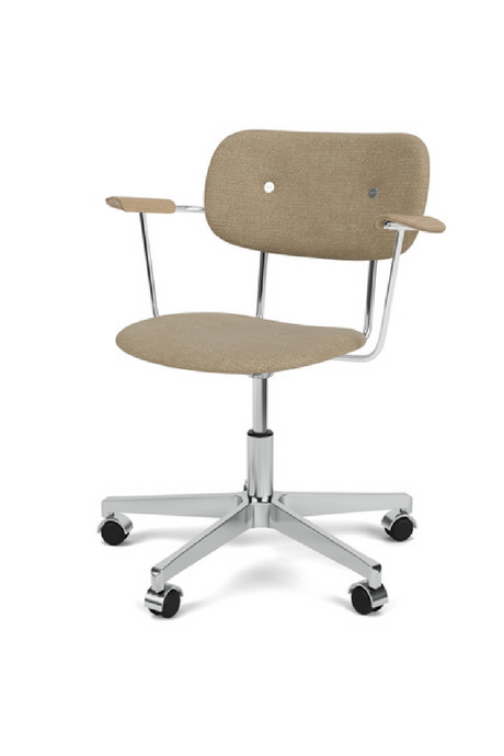   Aluminum Swivel Office Armchair | Oroa.com