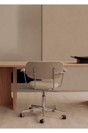   Aluminum Swivel Office Armchair | Oroa.com
