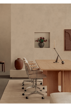   Aluminum Swivel Office Armchair | Oroa.com