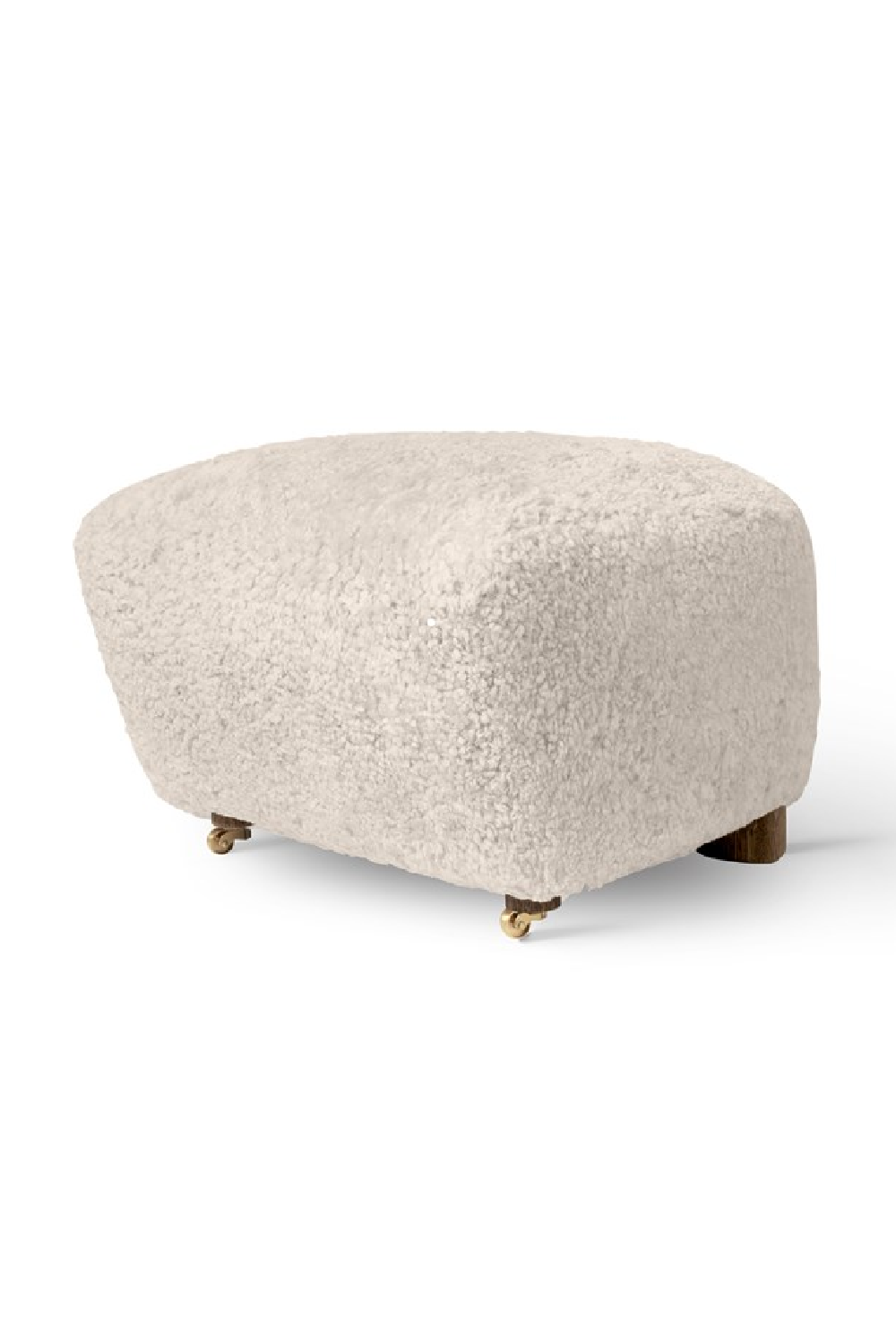   Oak Leg Upholstered Ottoman | Oroa.com