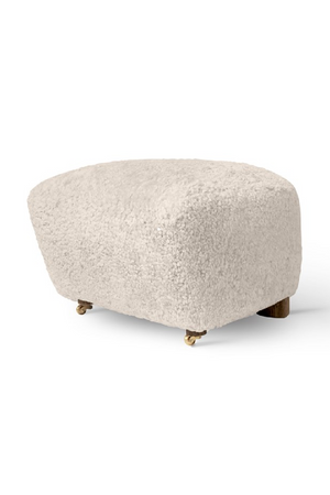   Oak Leg Upholstered Ottoman | Oroa.com