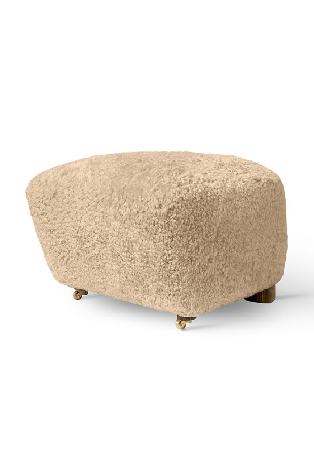   Oak Leg Upholstered Ottoman | Oroa.com