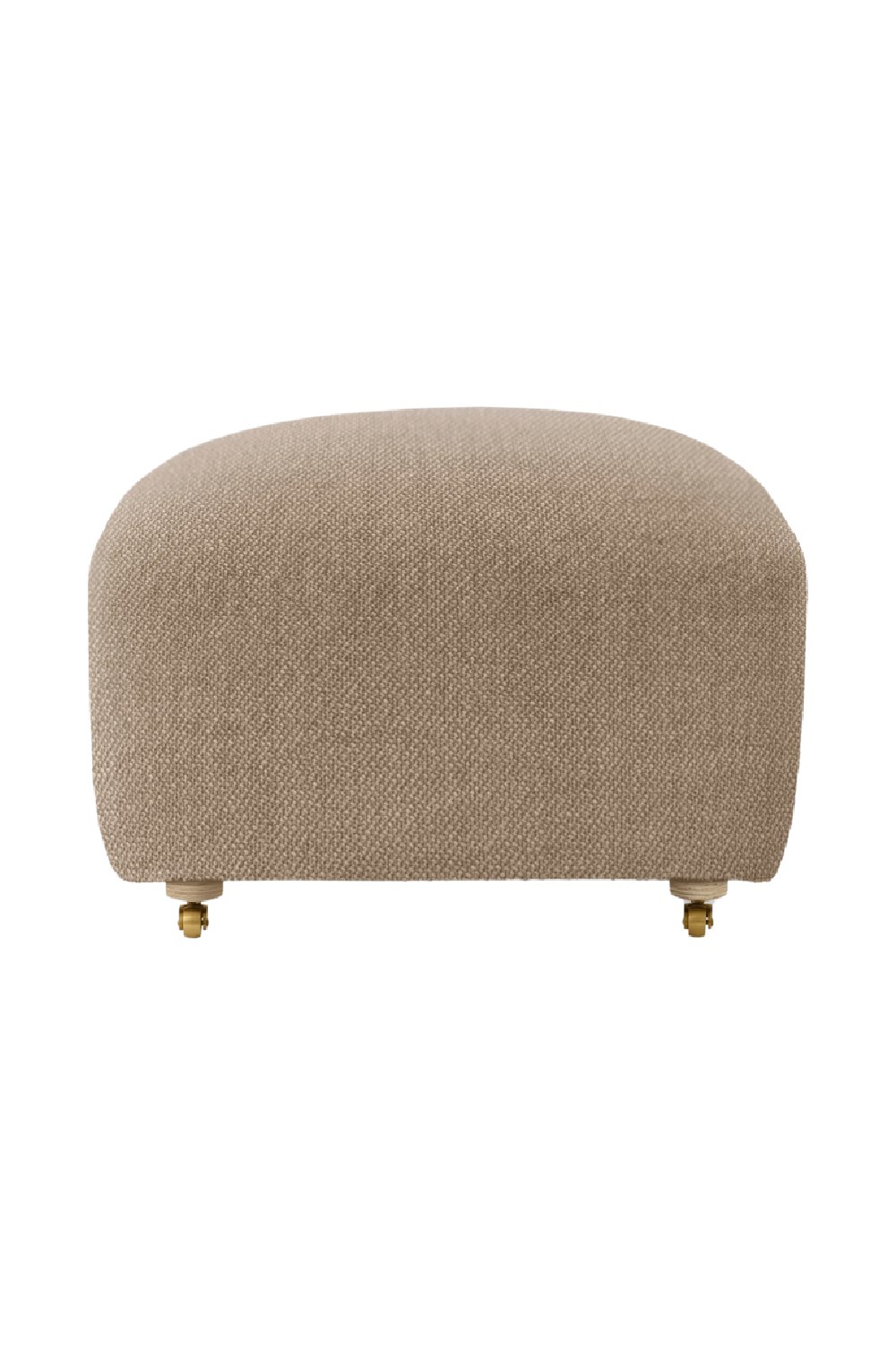   Oak Leg Upholstered Ottoman | Oroa.com