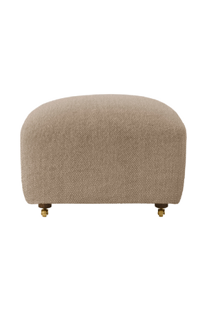   Oak Leg Upholstered Ottoman | Oroa.com