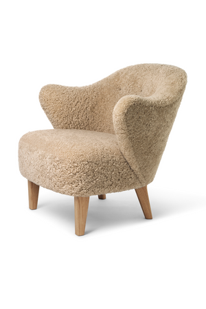   Curved-Back Lounge Chair | Oroa.com