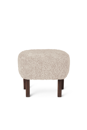   Oak Base Upholstered Ottoman | Oroa.com