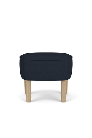   Oak Base Upholstered Ottoman | Oroa.com