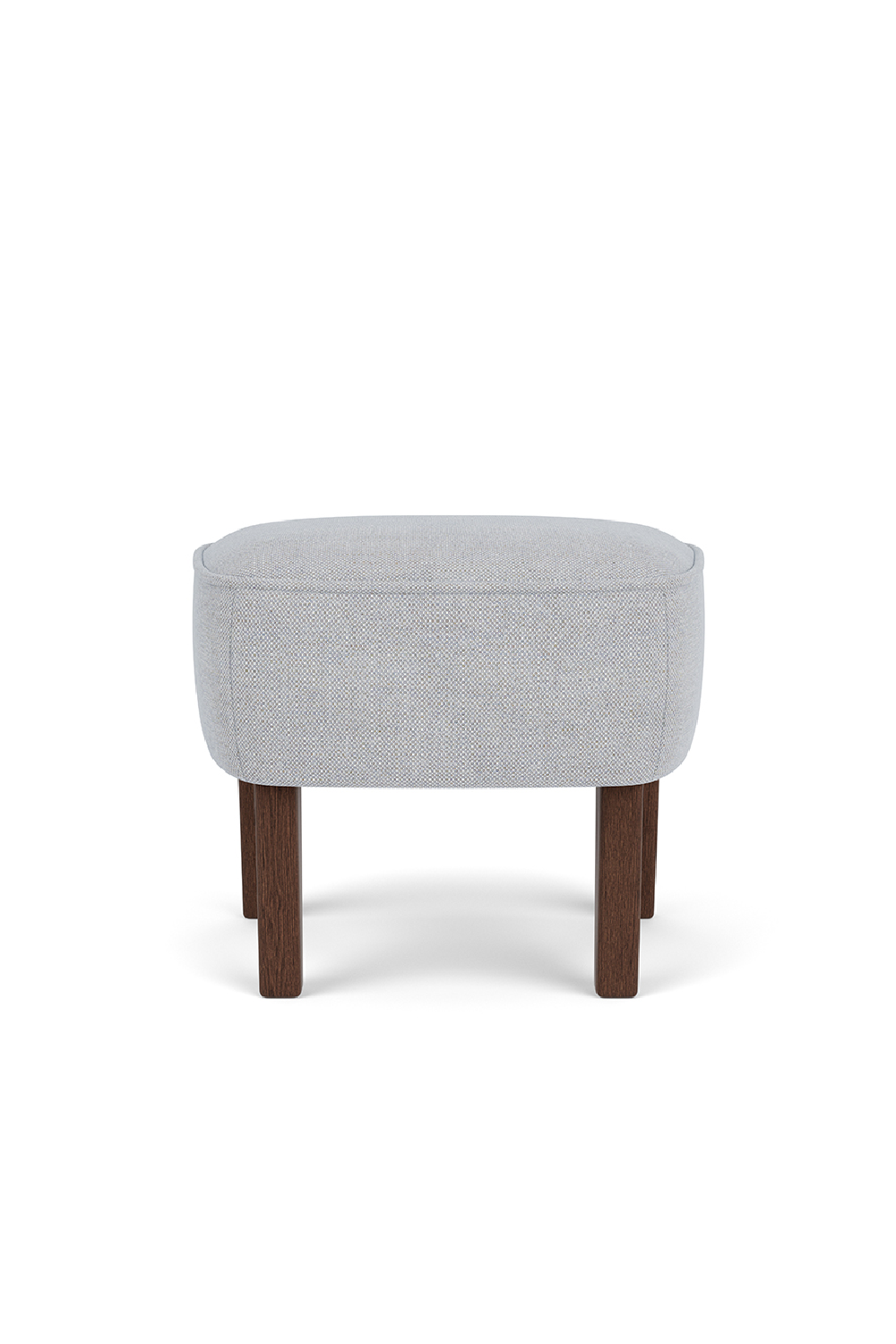   Oak Base Upholstered Ottoman | Oroa.com